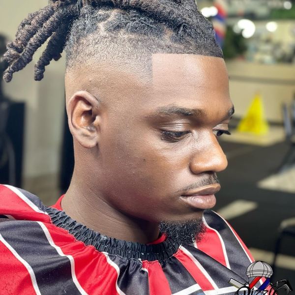 silver color fade beard trim Lansing MI