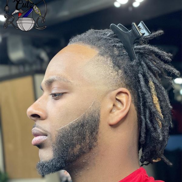 sharp lineup beard design mid-Michigan barber