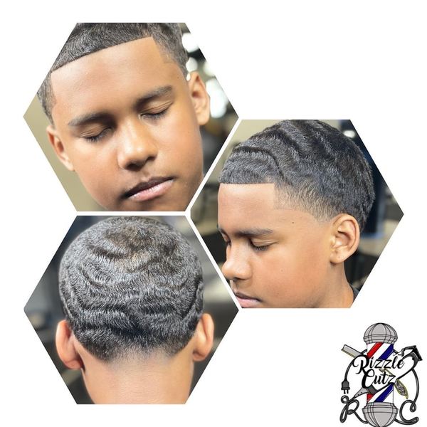 notable client haircut Rizzle Cutz Lansing MI