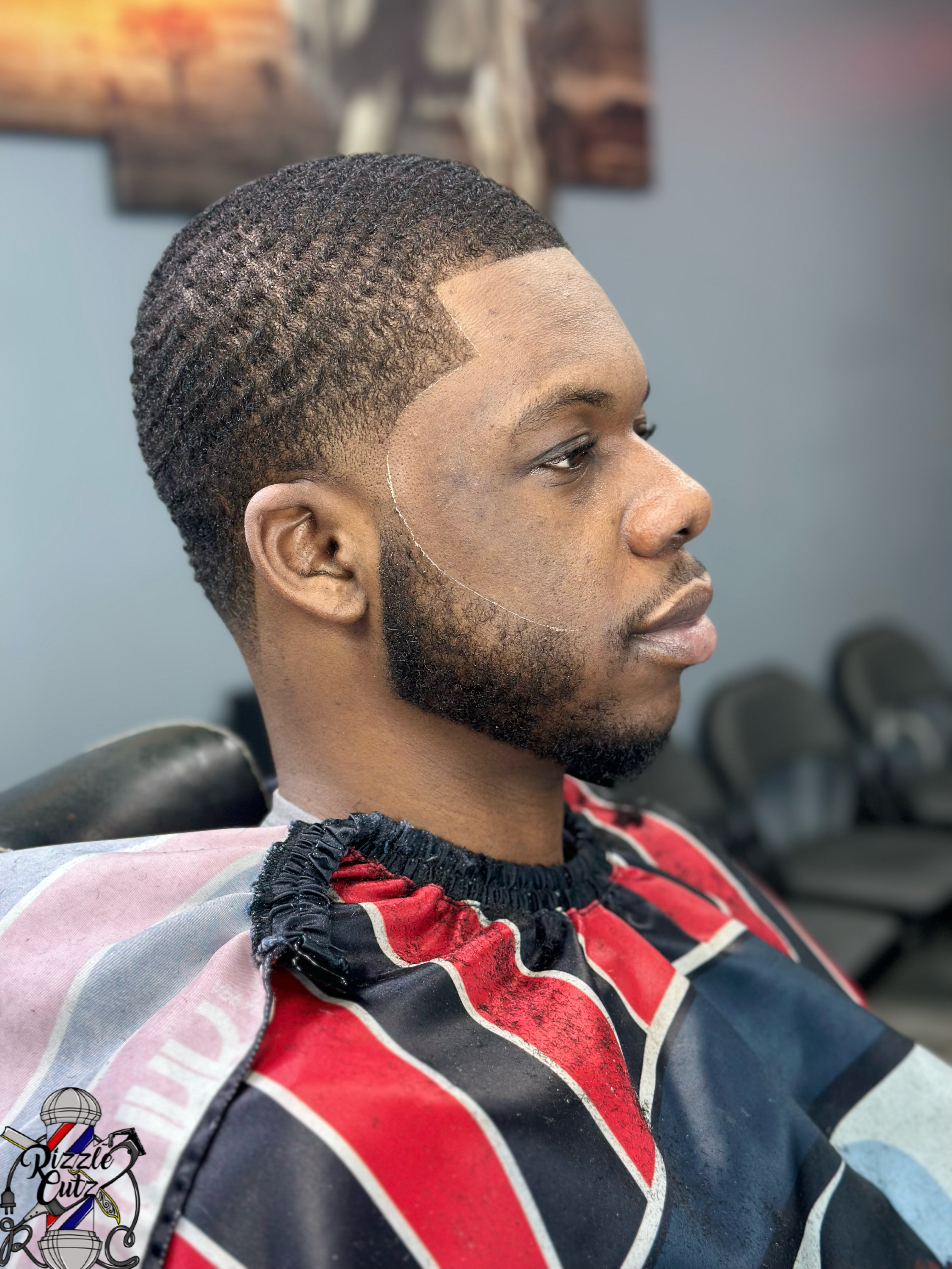sharp lineup taper fade Lansing MI barber